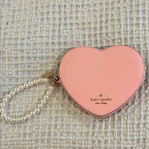 Kate Spade Blush Heart Coin Pouch